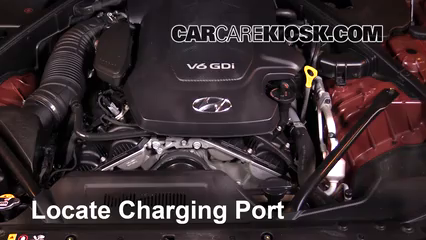 2016 Hyundai Genesis 3.8 3.8L V6 Air Conditioner Recharge Freon